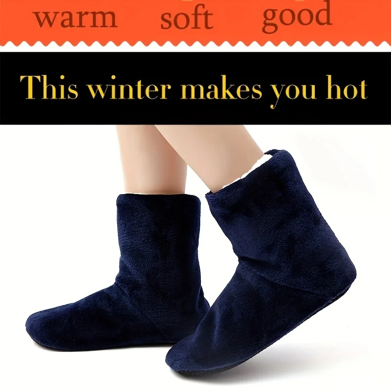 Pantoufles Chaudes Antidérapantes D’hiver – Image 7