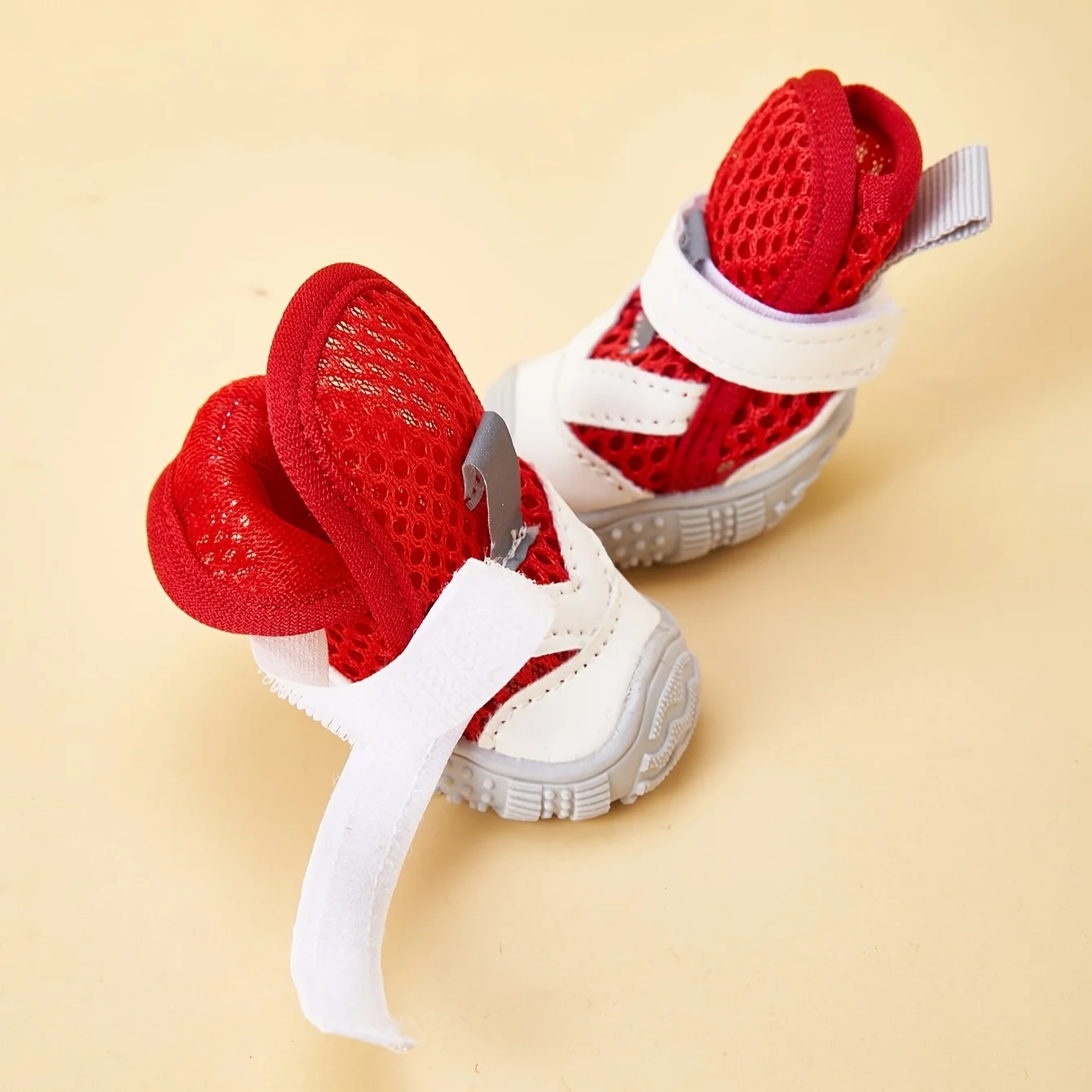 Pantoufle Bottes Pour Chiens En Maille Respirante 4pcs – Image 4