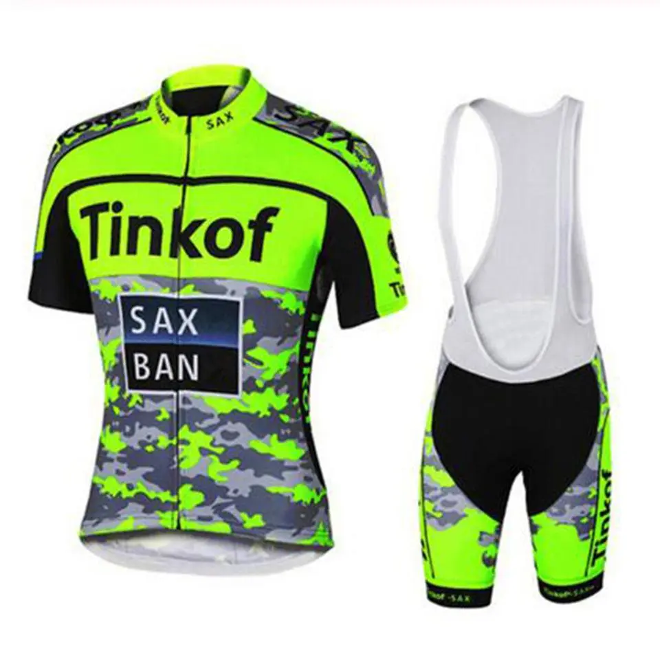Combinaison cyclisme Tinkoff Saxo Banque à manches courtes – Performance et confort inspirés par les pros – Image 7