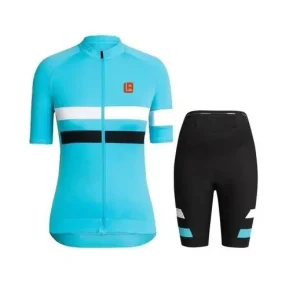 Combinaison Aigue-Marine – Manches courtes, design élégant et respirabilité optimale