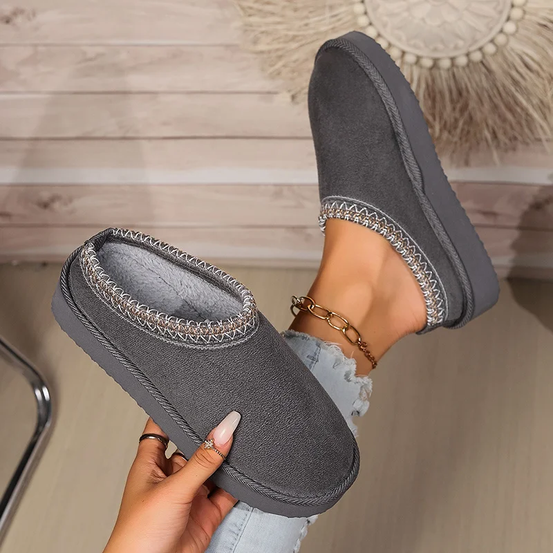 Pantoufle Bottes À Plateforme Doublées En Peluche – Image 6