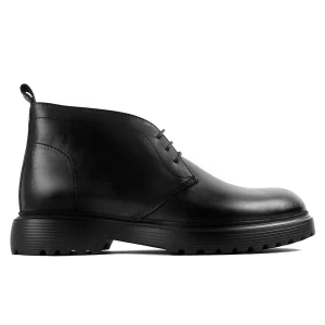 Chukka Lacet Cuir Noir