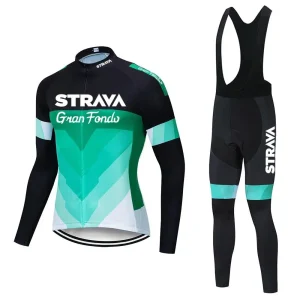 Strava combinaison manches longues – Design aérodynamique et protection thermique pour rouler avec style