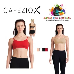 Brassière lycra fines bretelles Adulte TB102-CAPEZIO