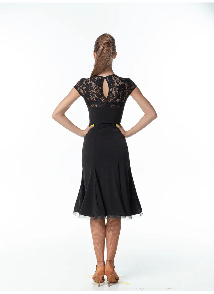 Robe danse latine femme poitrine dentelles PL422-11 DANCE ME – Image 3