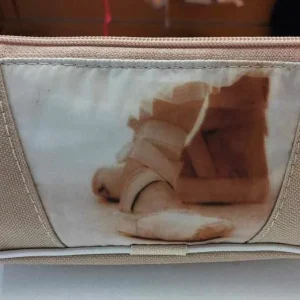 TROUSSE fermeture éclair danseuse pointes beige DANZARTE