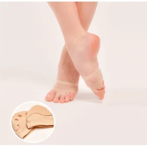 Pédilles de danse en résille chair 4 trous HOLY-DANSEZVOUS