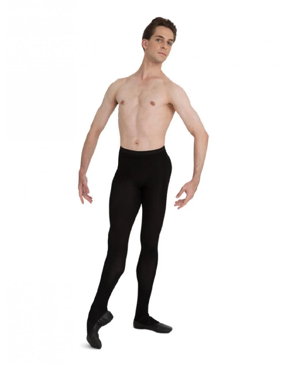 Collant de danse Homme avec pieds noir MT11 CAPEZIO