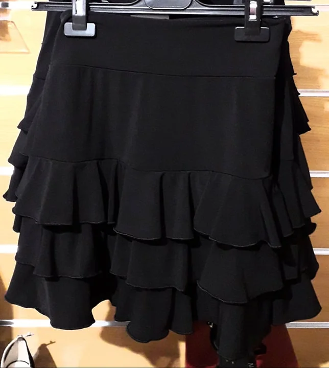 Jupe de danse latine à volants 3 paliers Adulte – SHEDDO – Image 2