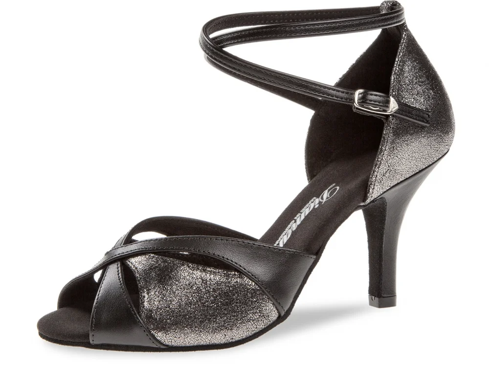 141-058-420 DIAMANT- Chaussure danse Latines TANGO bicolores Talon 7,5 cm DIAMAN