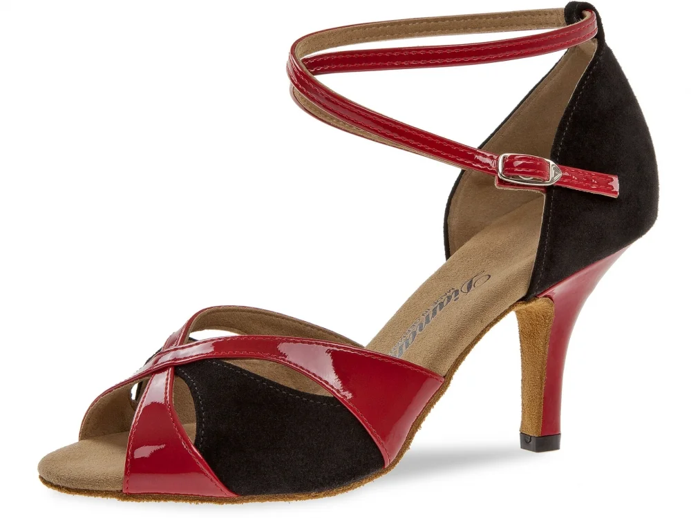141-058-420 DIAMANT- Chaussure danse Latines TANGO bicolores Talon 7,5 cm DIAMAN – Image 4
