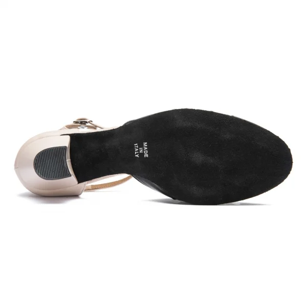 9210-Chaussures de Danses Swing Cabaret cuir noir et beige – RUMPF – Image 6