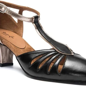 9210-Chaussures de Danses Swing Cabaret noir bronze – RUMPF