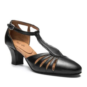 9210-Chaussures de Danses Swing Cabaret noir- RUMPF