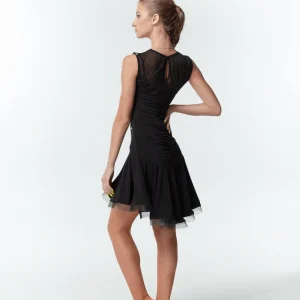 UL711-14 DANCEME-Jupe de danse latine fille à volants