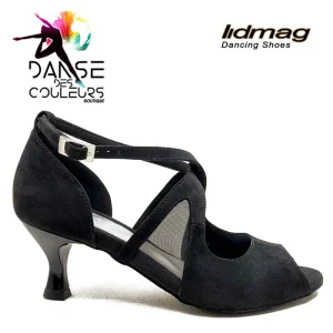 19/12-LIDMAG latine résille noir talon 6 cm