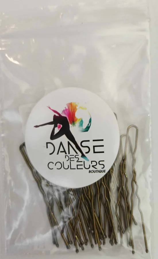 25 Epingles à Chignon blonds 60 mm bobby pins – DANSE DES COULEURS – Image 3