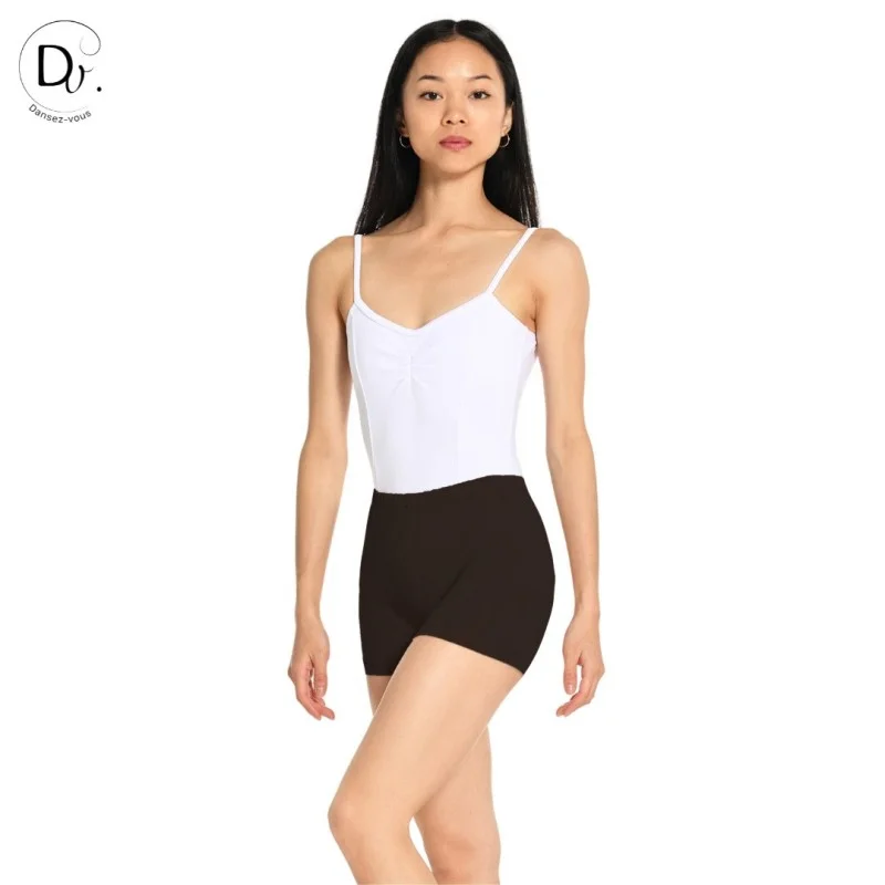 Short de danse BASIL à ceinture plate Enfant Adulte Noir-DANSEZ VOUS – Image 3