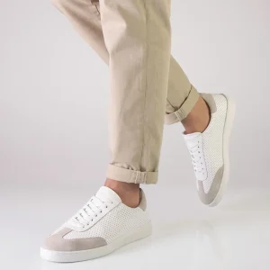 7420 Basket de danse cuir blanc nubuck beige ANNA KERN