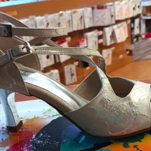 4/85 Chaussures latines LIDMAG robin Silver talon argent 70 mm