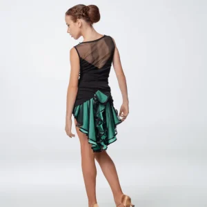 DANCE ME-BL398-8 Top de danse sans manches dos en V ajouré