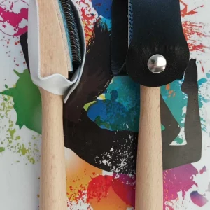 Brosse métal avec protection: entretien chaussures de danse WERNER KERN