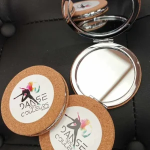 Miroir de poche double face – DANSE DES COULEURS®