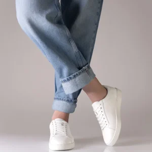 BASKETS de danse Femme Suny cuir blanc – ANNA KERN