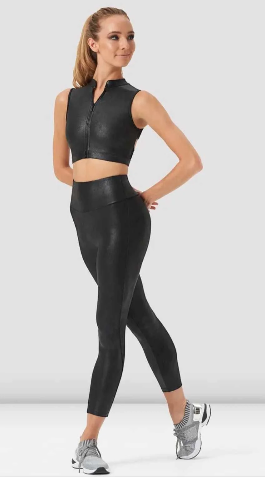 BRASSIÈRE BLOCH simili cuir noir Z0595 – Image 5