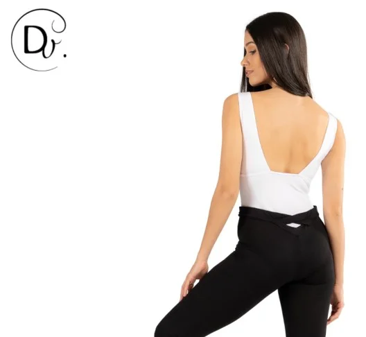 JAZZY Pantalon droit de jazz noir lanières croisées DANSEZ-VOUS – Image 3