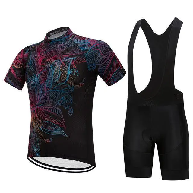 Combinaison cyclisme Nightfloret à manches courtes – Style, confort et performance pour vos sorties sous le soleil – Image 4