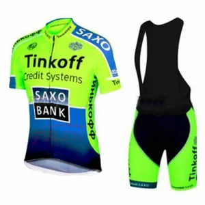 Combinaison cyclisme Tinkoff Saxo Banque à manches courtes – Performance et confort inspirés par les pros