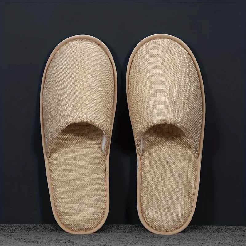 Pantoufles De Spa Antidérapantes Pour Les Voyages D’hôtels – Image 8