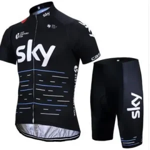 SKY COMBINAISON CYCLISTE MANCHE COURTE