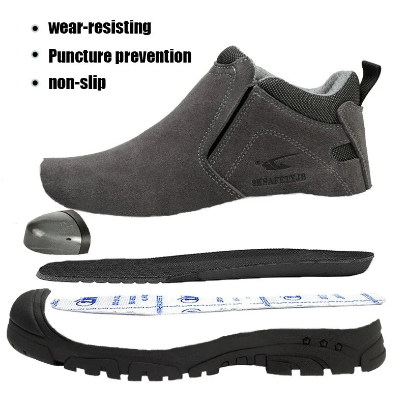 9KSAFETYJB : Chaussures de Sécurité Indestructibles à enfiler – Image 9