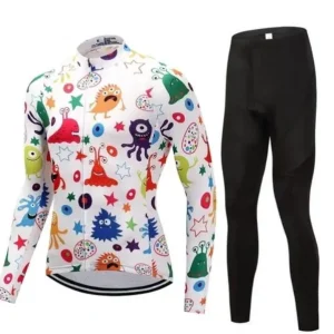Monsters combinaison cyclisme manches longues – Aérodynamisme et chaleur pour des performances optimales