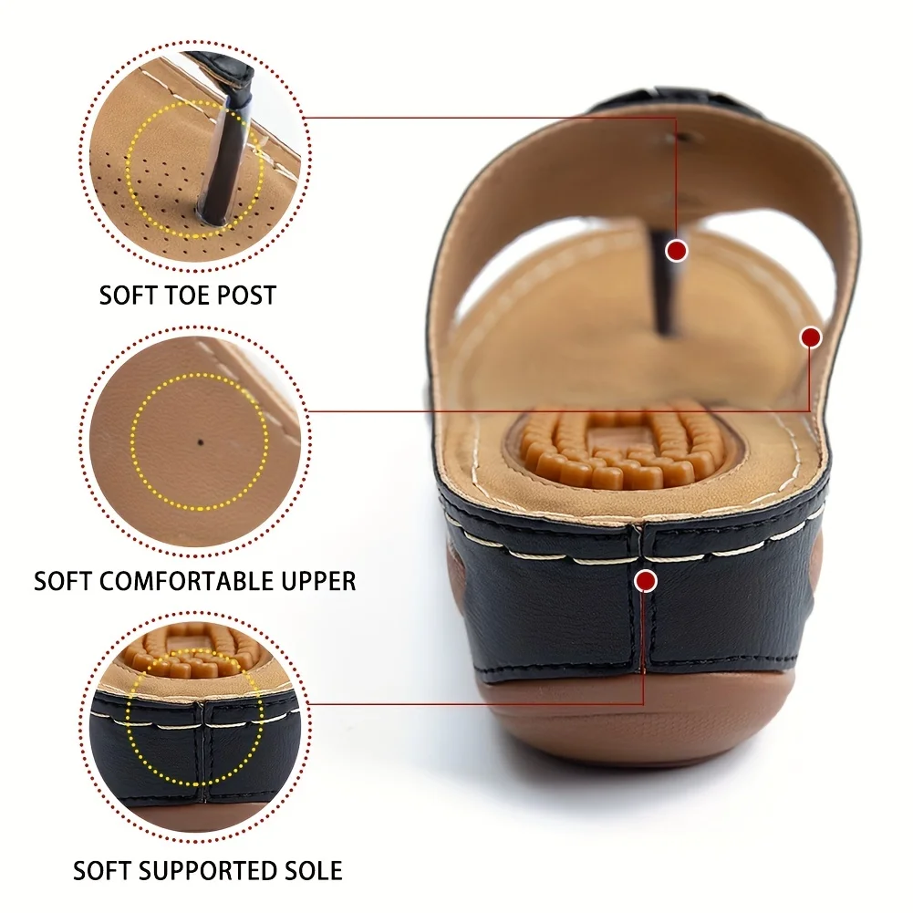 Pantoufle De Massage Antidérapantes À Décor De Fleurs – Image 7