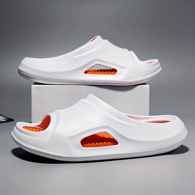 Pantoufles confortables de massage légères à bout ouvert pour la salle de bains – Image 7