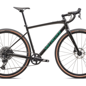 Vélo de Gravel Specialized Diverge Comp E5 GLOSS METALLIC OBSIDIAN/METALLIC PINE GREEN 2024