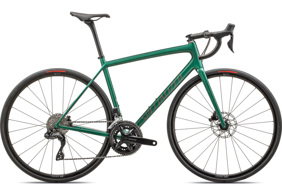 Vélo de Route Specialized Aethos Comp – Shimano 105 DI2 GLOSS METALLIC PINE GREEN SMOKE 2024 – Image 2