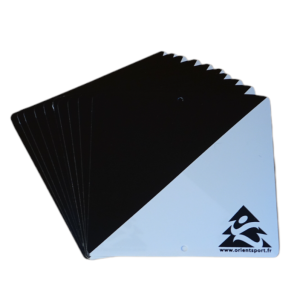 Lot de 10 balises noires – Orientsport