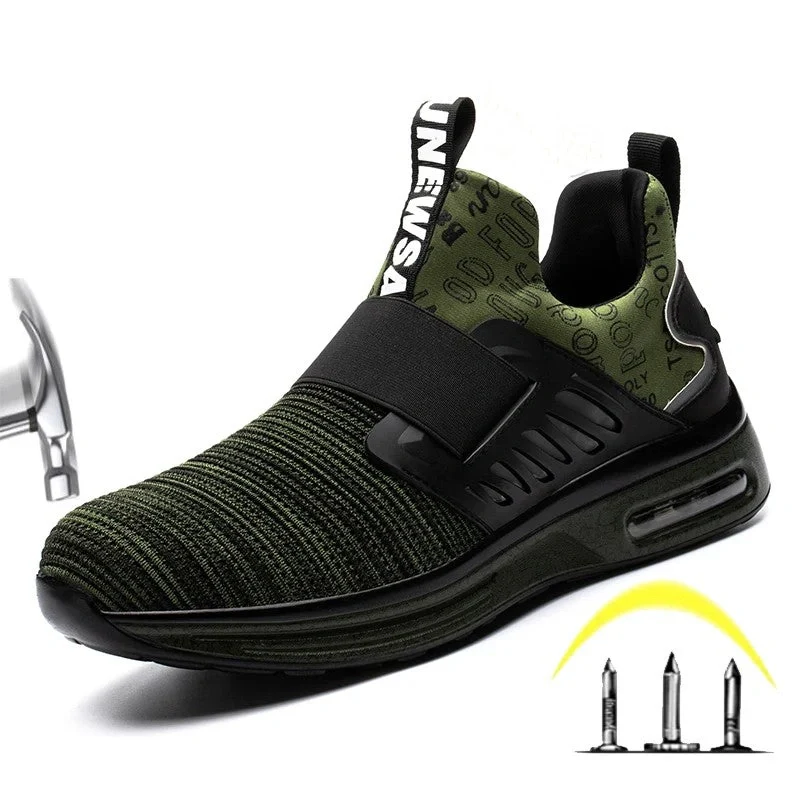 Baskets de Travail Légères, Respirantes avec Embout en Acier - unisexe – Image 2