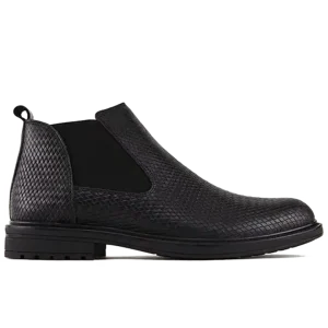 Mini Botte Tressé Noir