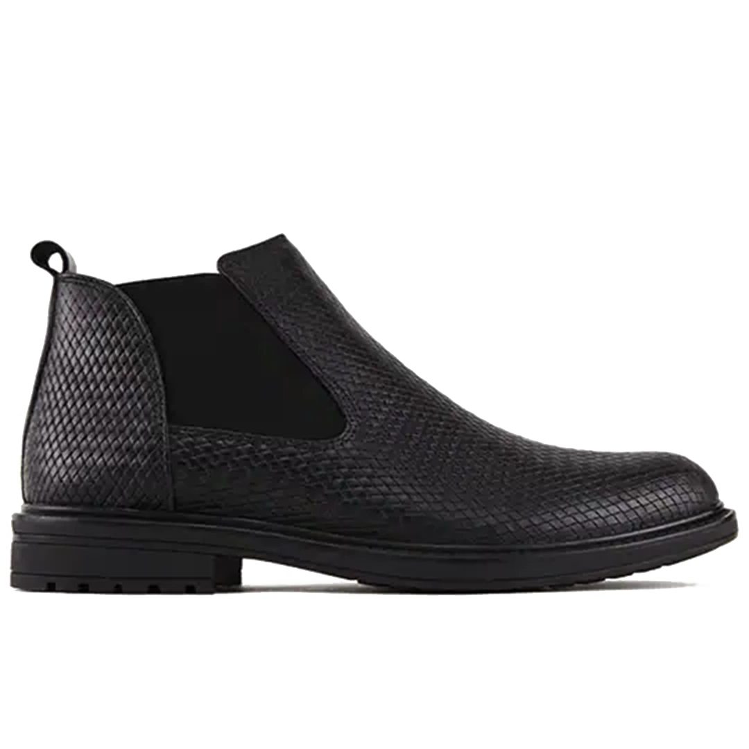 Mini Botte Tressé Noir