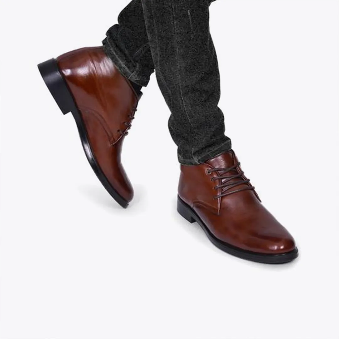Chukka Cuir Marron – Image 4