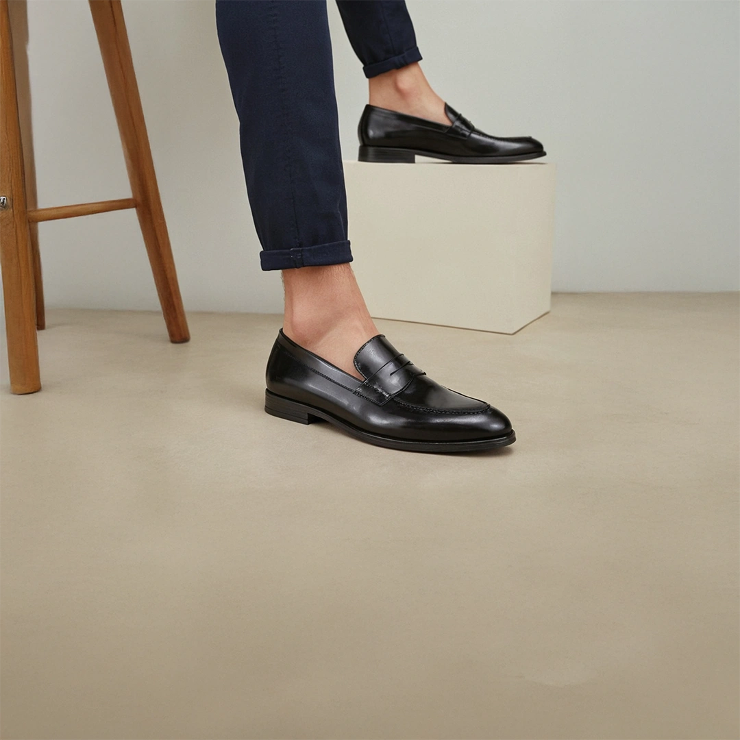 College Cuir Démasquable NOIR – Image 6