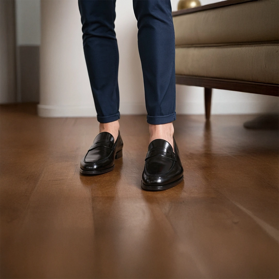 College Cuir Démasquable NOIR – Image 5