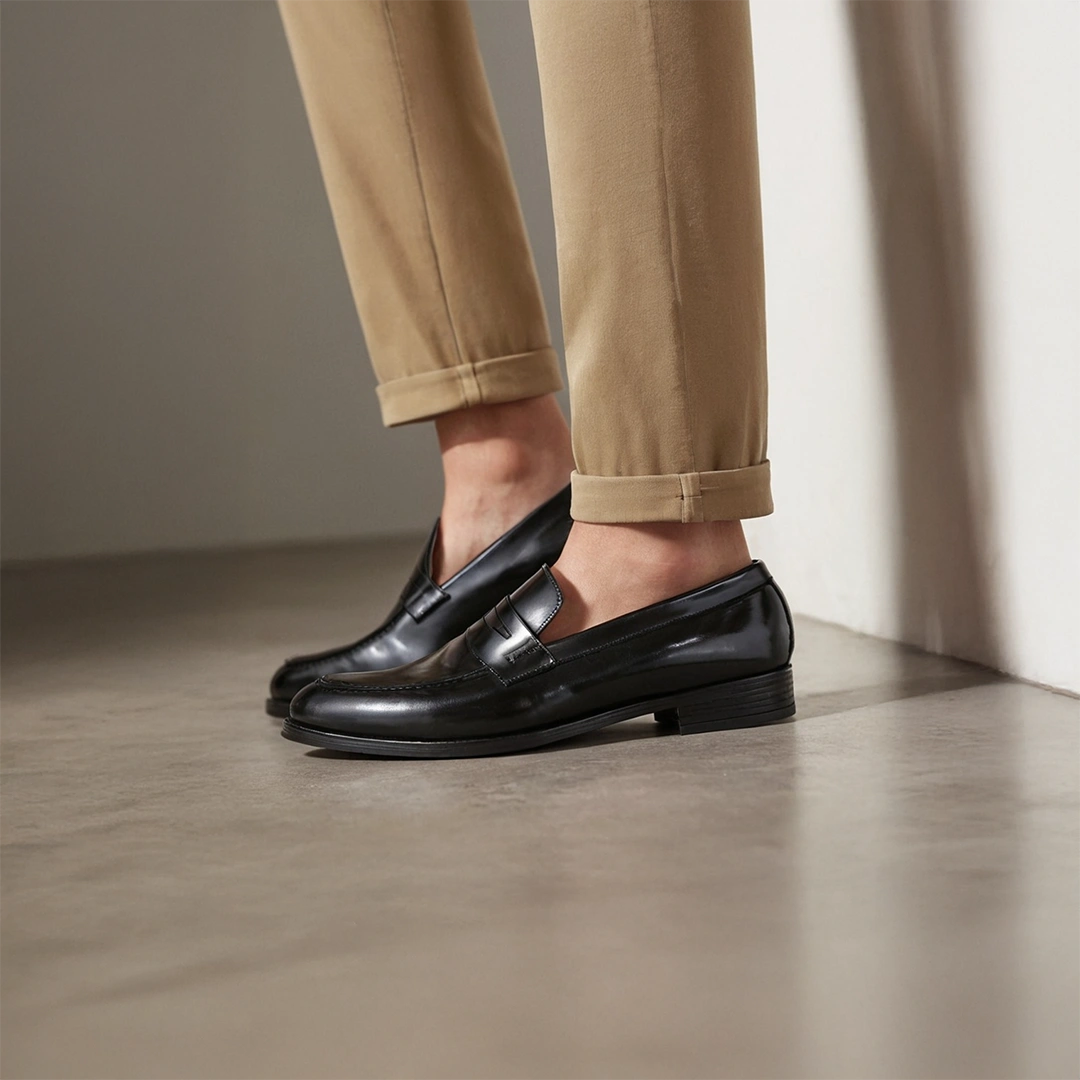 College Cuir Démasquable NOIR – Image 3