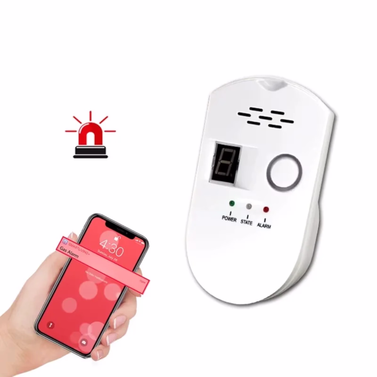 Détecteur de fuite de Gaz JK-GS 85dB | Sécurité Gaz en Algérie – Image 5