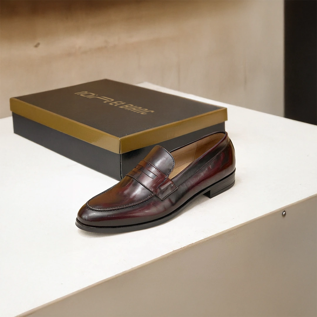 College Cuir Démasquable Bordeaux – Image 4